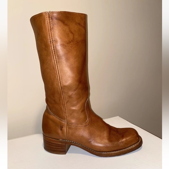 Frye Campus 14L Boots Saddle Brown Size Men’s 12 - Picture 6 of 6